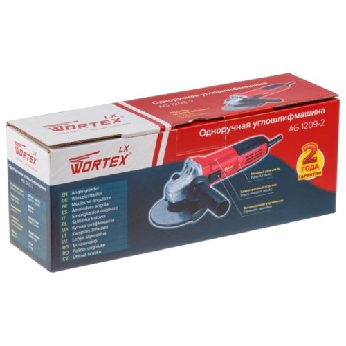 Одноручная углошлифмашина WORTEX LX AG 1209-2 850 Вт, 125 мм