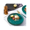 Тарелка десертная керамическая, 20.5 см, серия ASIAN, зеленая, PERFECTO LINEA