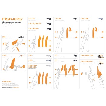 Запасные лезвия для сучкореза L77 FISKARS