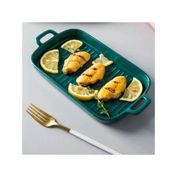Блюдо керамическое, 29х15х2.5 см, серия ASIAN, черное, PERFECTO LINEA