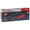 Сабельная пила WORTEX SR 1508-1 E + 2 пильных полотна 800 Вт, дер. 150 мм, ход 20 мм, рег.об