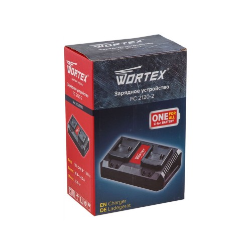 Зарядное устройство WORTEX FC 2120-22 слота, 4 А + 4 А