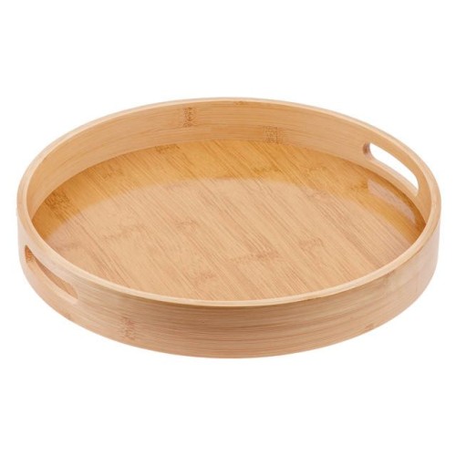 Поднос бамбуковый, круглый, 35см, BAMBOO, PERFECTO LINEA
