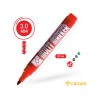 Маркер промышл. перманентный фетровый красный CROWN MULTI MARKER