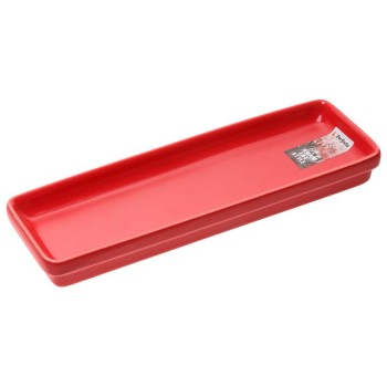 Блюдо керамическое, 24.5х7.5х3 см, серия ASIAN, красное, PERFECTO LINEA