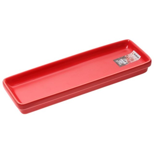 Блюдо керамическое, 24.5х7.5х3 см, серия ASIAN, красное, PERFECTO LINEA