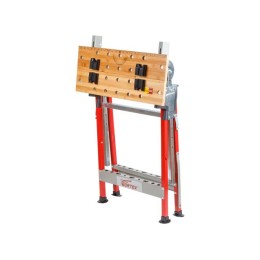 Верстак складной WORTEX WB 6012 БАМБУК, 605X540X(860-1140) мм, регулировка столешницы