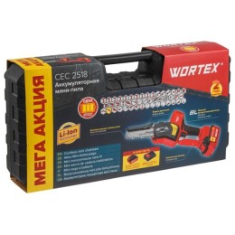 Аккум. мини-пила WORTEX CEC 2518 ALL1 XLT ALL1 XLT SET БЕСЩЕТ., 18 В, 10 см, 1х4 А*ч