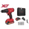 Аккум. дрель-шуруповерт WORTEX LX BD 1820 Li в чем. ALL1 XLT, 18 В, 30 Н*м, 2х2 А*ч, БЗП 10 мм