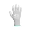 Перчатки нейлон, полиуретановое неполн. покрытие, р.XL, белые, Jeta Safety