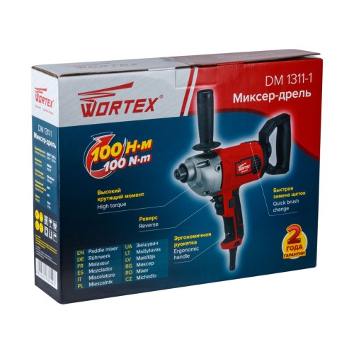 Миксер-дрель WORTEX DM 1311-1 1100 Вт