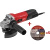 Одноручная углошлифмашина WORTEX AG 1213-4 1200 Вт