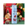 Термос, 500 мл, нержавеющая сталь, MERRY CHRISTMAS, голубой, Санта, PERFECTO LINEA
