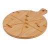 Поднос бамбуковый для пиццы с ручкой, круглый, 30х25 см, BAMBOO, PERFECTO LINEA
