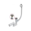 Сифон для ванны click/clack (длина 80 см), металл, Alcaplast
