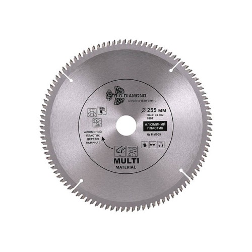 Диск пильный 255х30 мм 100 зуб. универсальный  Multi Material