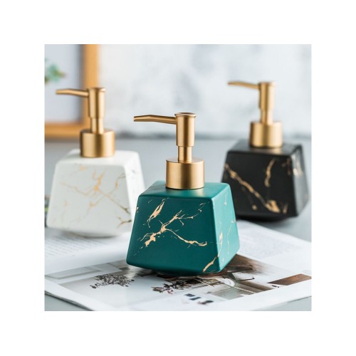 Диспенсер (дозатор) для мыла ELEGANCE, зеленый, PERFECTO LINEA