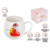 Кружка керамическая, 350 мл, Sweet fruits, клубника, PERFECTO LINEA
