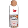 Банка для сыпучих продуктов стеклянная 1200 мл, серия Handy, PERFECTO LINEA