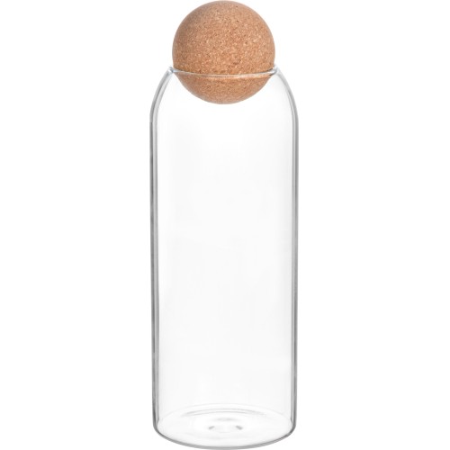 Банка для сыпучих продуктов стеклянная 1200 мл, серия Handy, PERFECTO LINEA