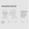 Полумаска 5500Р с фильтрами 6510 А1 с предфильтрами и с держателями Jeta Safety (комплект)