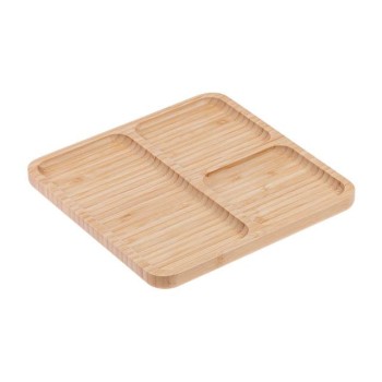 Менажница бамбуковая 22х22 см, BAMBOO, PERFECTO LINEA