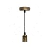 Светильник декоративный RETRO PLC 03 E27 230V/1M ANTIQUE BRONZE (патрон с проводом) JAZZWAY