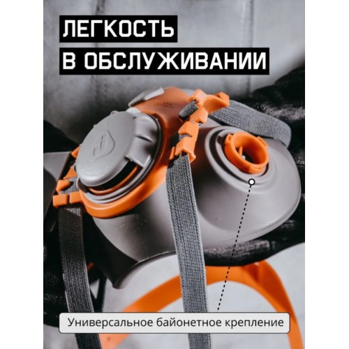 Полумаска 6500 с фильтрами P3R 2шт. Jeta Safety (комплект сварщика)