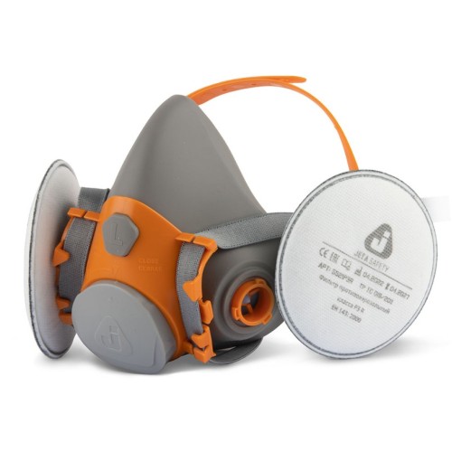Полумаска 6500 с фильтрами P3R 2шт. Jeta Safety (комплект сварщика)