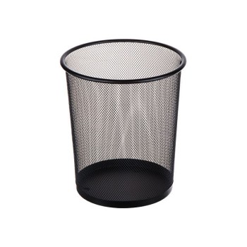 Корзина для бумаг, 23х19х27, черная, REDONDA, PERFECTO LINEA
