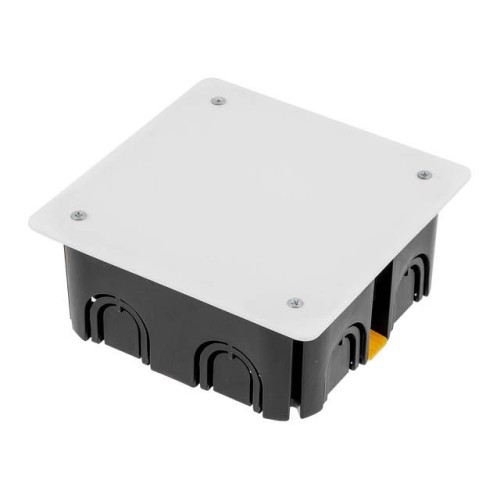 Коробка распаечная СП 110х110х45мм, крышка, пласт.лапки IP20 ЮПИТЕР