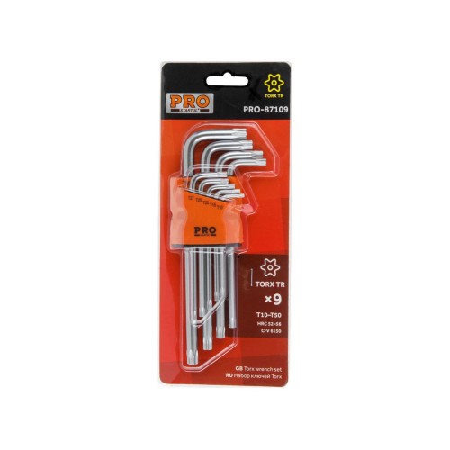 Набор ключей Torx T10-T50 9шт длинных PRO STARTUL (PRO-87109)
