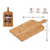 Доска разделочная из бамбука с ручкой, прямоугольная, 40х20 см, BAMBOO, PERFECTO LINEA