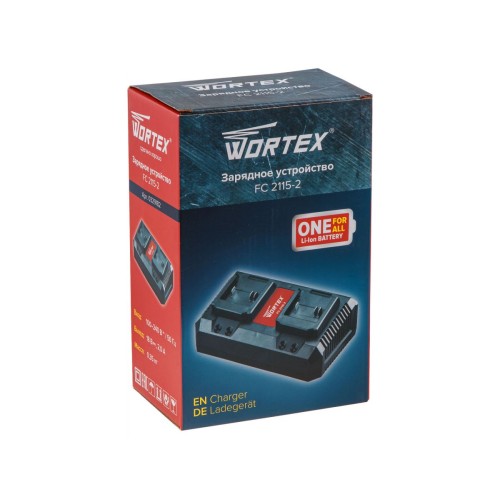 Зарядное устройство WORTEX FC 2115-22 слота, 2 А + 2 А
