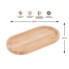 Поднос бамбуковый 20х10 см, BAMBOO, PERFECTO LINEA