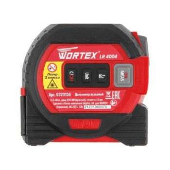Дальномер лазерный WORTEX LR 4004 в кор., 0.05 - 40 м, +/- 2 мм/м