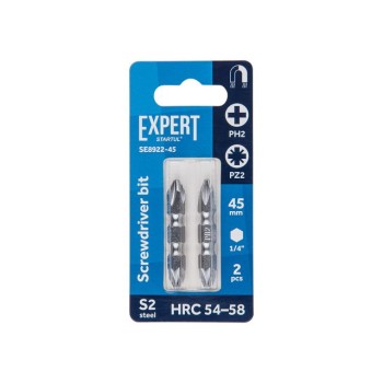 Насадка крестообразная PH2-PZ2 45мм  2шт EXPERT STARTUL (SE8922-45)