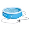 Надувной бассейн Fast Set, 244х66 см + фильтр-насос 220 В, BESTWAY