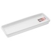 Блюдо керамическое, 24.5х7.5х3 см, серия ASIAN, белое, PERFECTO LINEA
