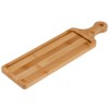Поднос бамбуковый с ручкой, прямоугольный, 39.5х11 см, BAMBOO, PERFECTO LINEA