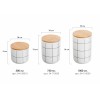 Банка для сыпучих продуктов керамическая, 500 мл, Bella, PERFECTO LINEA