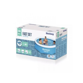 Надувной бассейн Fast Set, 244 х 61 см, комплект, BESTWAY