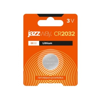 Батарейка CR2032 3V lithium 1шт. JAZZWAY