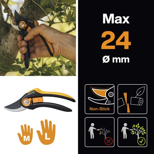 Секатор плоскостной FISKARS Plus Smartfit  P541