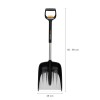 Лопата снеговая автомобильная телескопическая X-series FISKARS