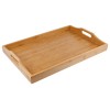 Поднос бамбуковый с ручками, прямоугольный, 46х31 см, BAMBOO, PERFECTO LINEA