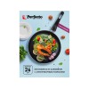 Сковорода ф 26х4.5 см, штамп., алюм., антиприг. покр., серия STARCOOK, зеленая, PERFECTO LINEA