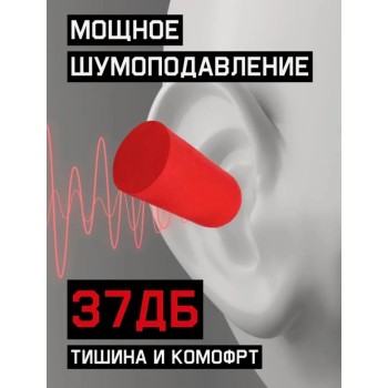 Беруши без шнурка Jeta Safety (уп. 500 пар)