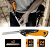Пила универсальная складная PowerTooth 150мм 2 лезвия FISKARS
