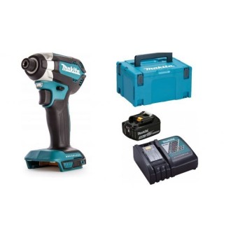Аккум. шуруповерт MAKITA LXT DTD 153 Z MAKPAC + АКЦИЯ (1 аккумулятор, зарядное)